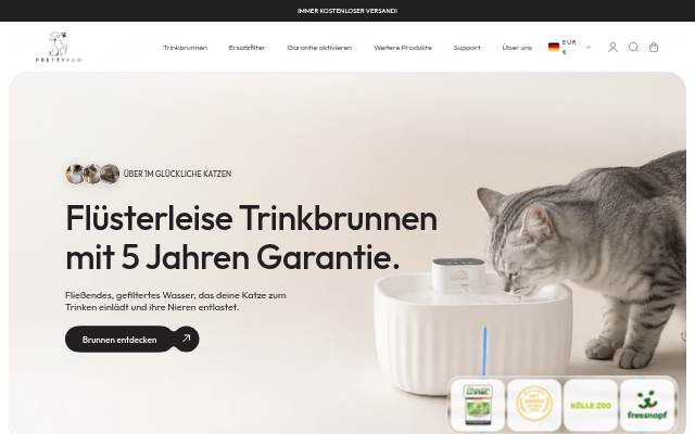 PrettyPaw storefront
