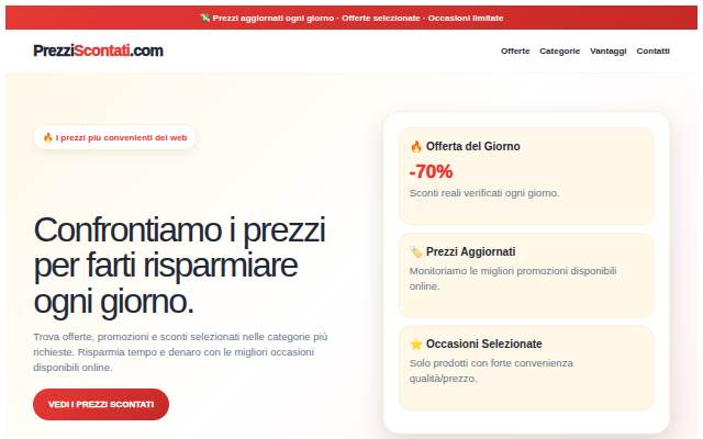 Escaparate de prezzi
