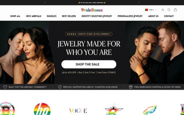 Pride Stance storefront