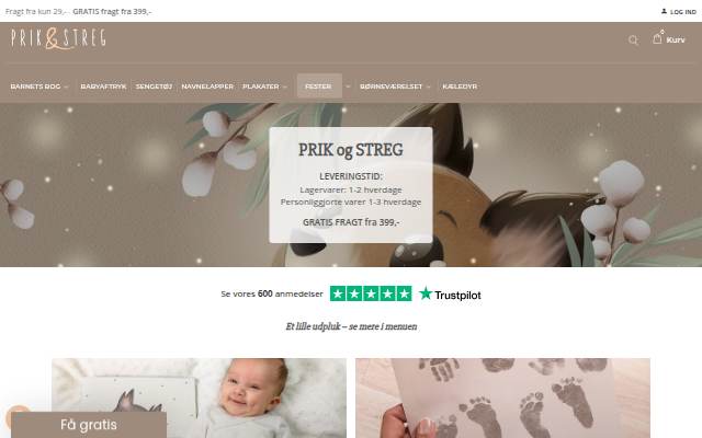 Prik og streg storefront