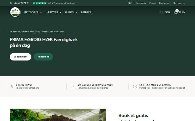 Montra da Køb fuldvoksne hækplanter online