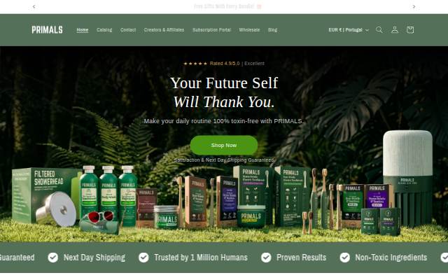 Primals storefront