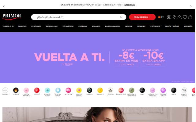 Perfumerías Primor storefront
