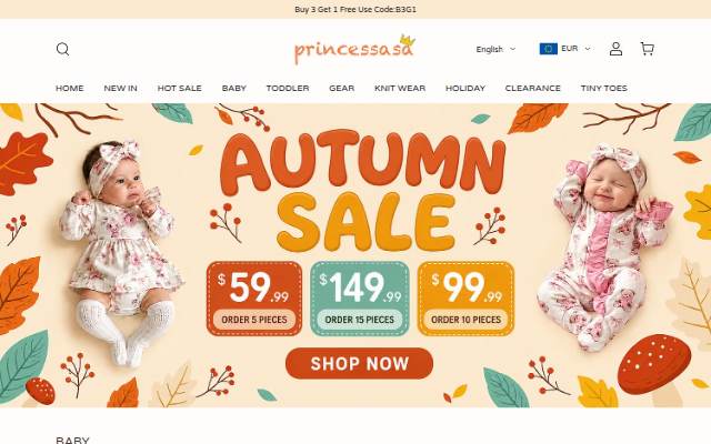princessasa.com storefront