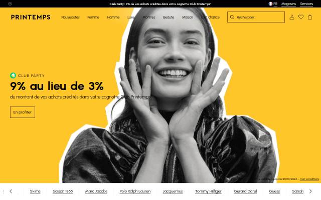 Printemps.com storefront