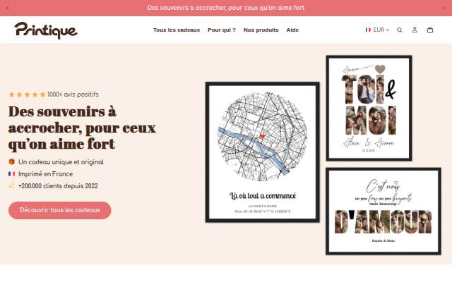 Printique storefront