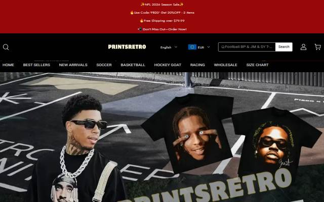 Printsretro storefront