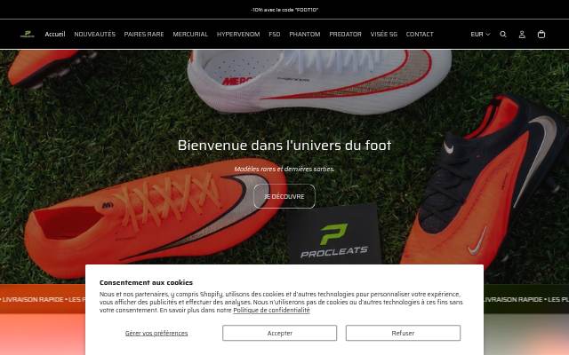 Procleats storefront