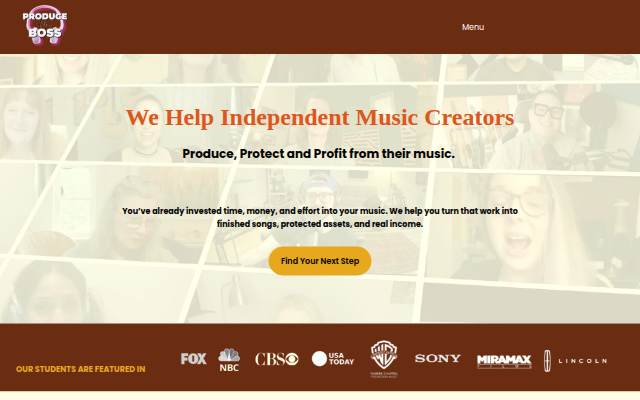 Escaparate de producelikeaboss.com