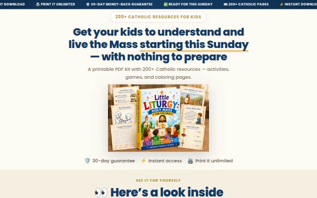 Startseite von Little Liturgy
