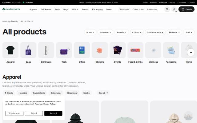 Montra da Company Merch Products