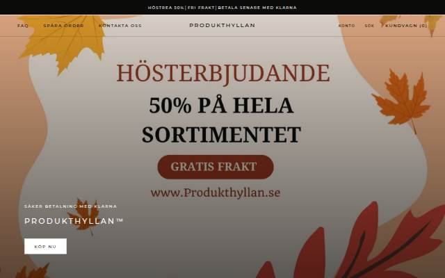 Produkthyllan storefront