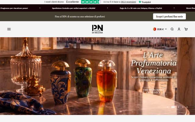 Escaparate de Profumi Di Nicchia