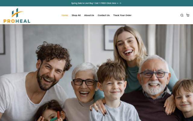 Startseite von Proheal-innovations