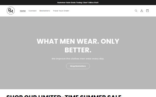 Proper Men storefront