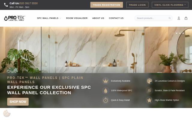 Pro-Tek Wall Panels storefront