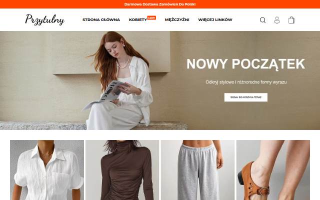PrzytulnyShop storefront