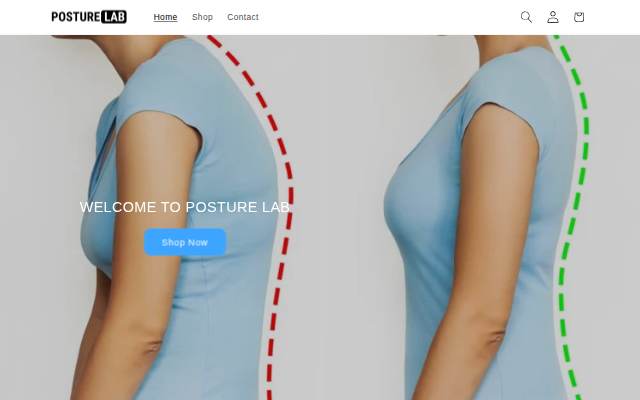 POSTURE LAB storefront