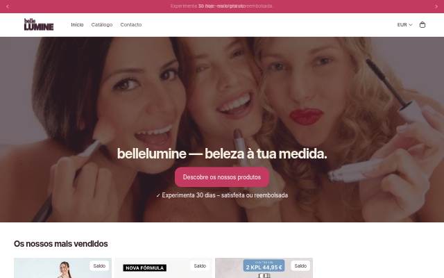 Startseite von Belle Lumine