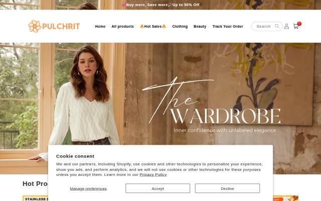 pulchrit storefront