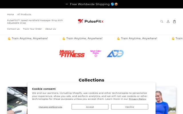 PulseFitX storefront