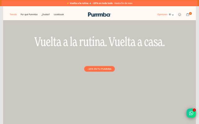 Pummba storefront