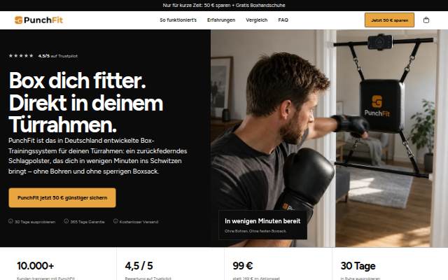PunchFit.de storefront
