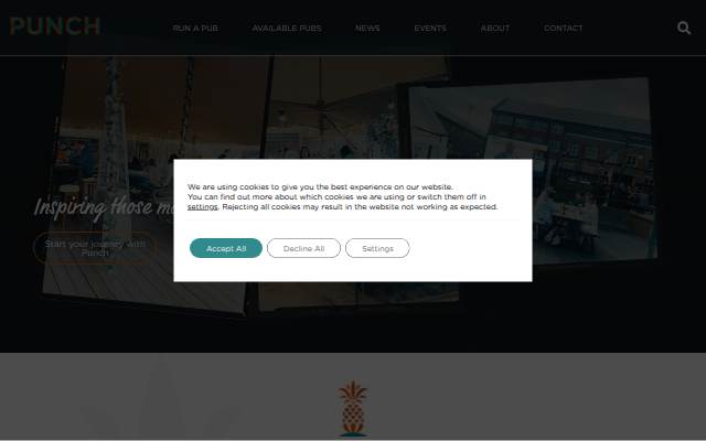 Punch Pubs storefront