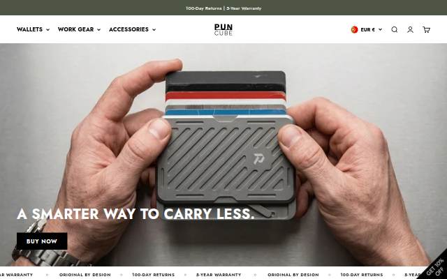 PunCube storefront