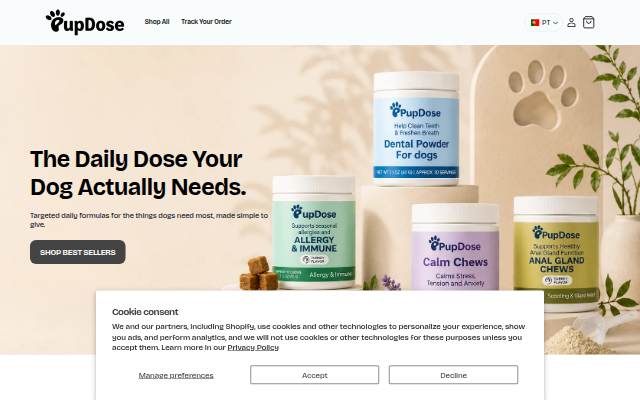 PupDose storefront