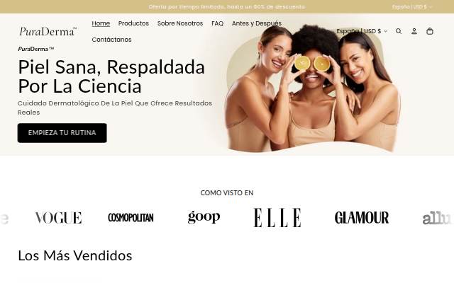 PuraDerma storefront