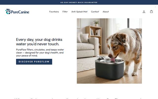 PureCanine storefront