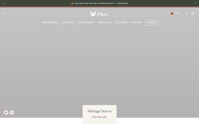 PURECLO storefront