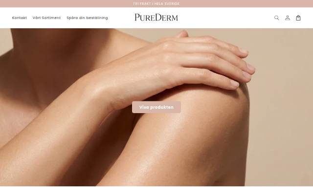 PureDerm storefront