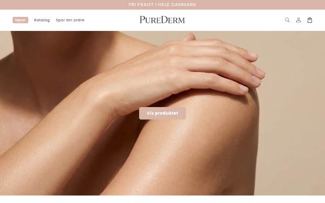PureDerm storefront