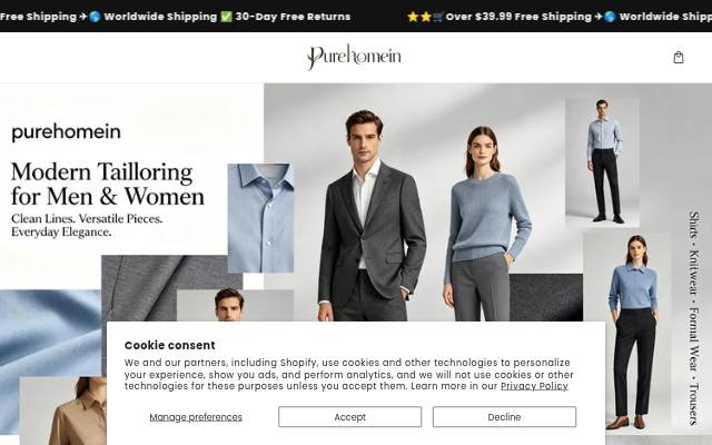 Startseite von Purehomein