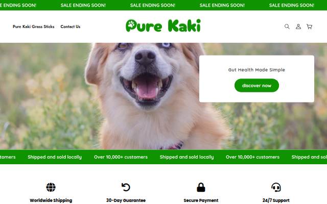 Pure Kaki storefront