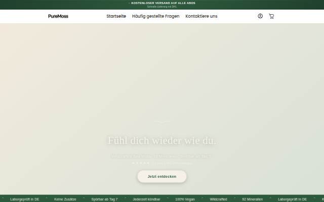 PureMoss storefront