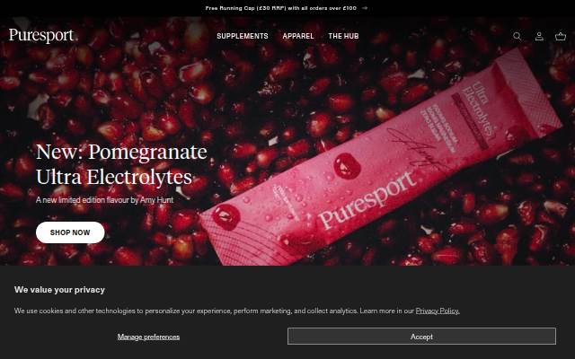 Puresport storefront