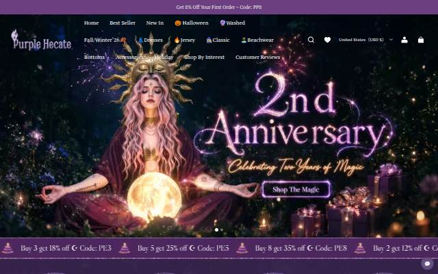 purplehecate.com storefront