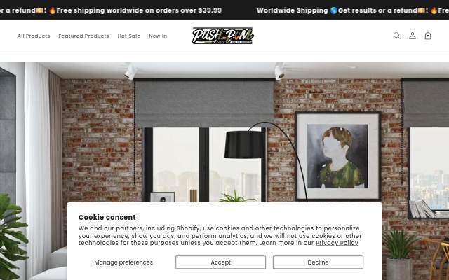 pushpum storefront