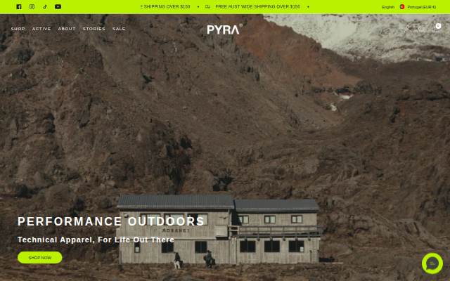 PYRA ELEMENTS storefront