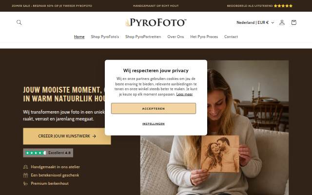 PyroFoto storefront