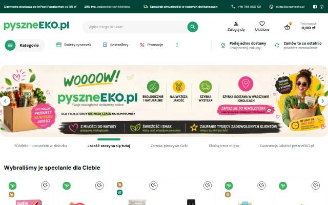 Montra da PyszneEKO.pl