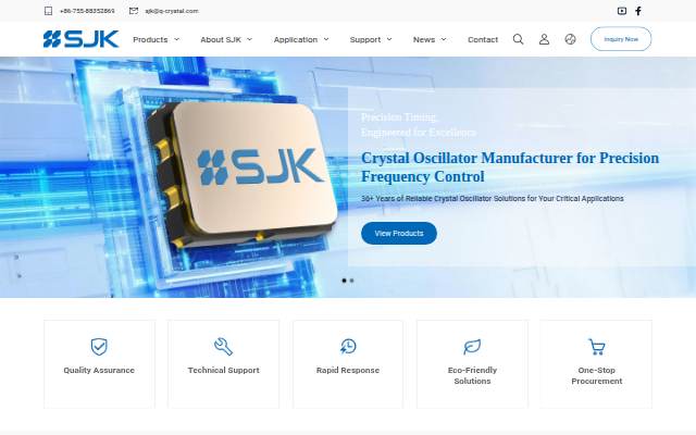 Quartz Crystal Manufacturer &amp; Frequency Control Supplier storefront