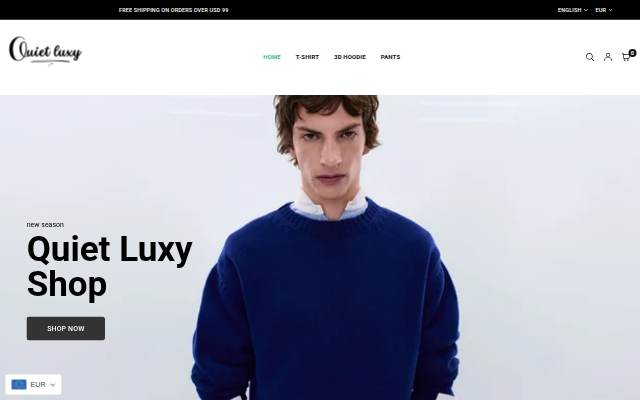 quietluxy.shop storefront