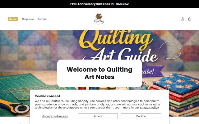 Startseite von Quilting Art