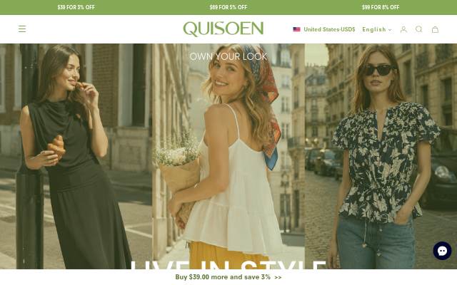 QUISOEN storefront