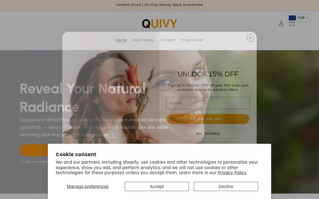 Quivy storefront