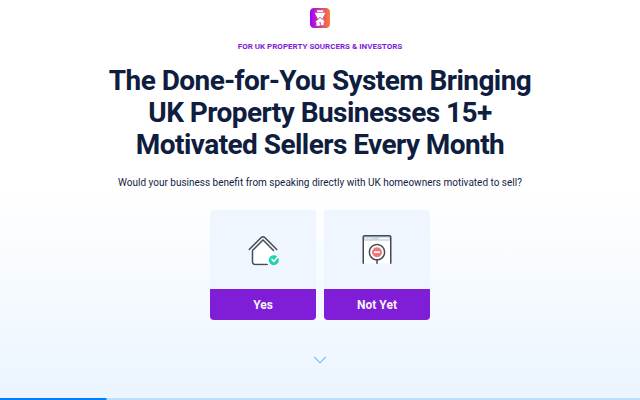 Vitrine de SellerFlow: 15+ Motivated Sellers Every Month